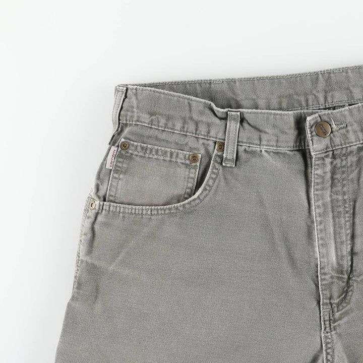 Carhartt Loose Fit Duck Painter Pants, Men's, W36 equivalent cotton gray type Vintage Second Hand