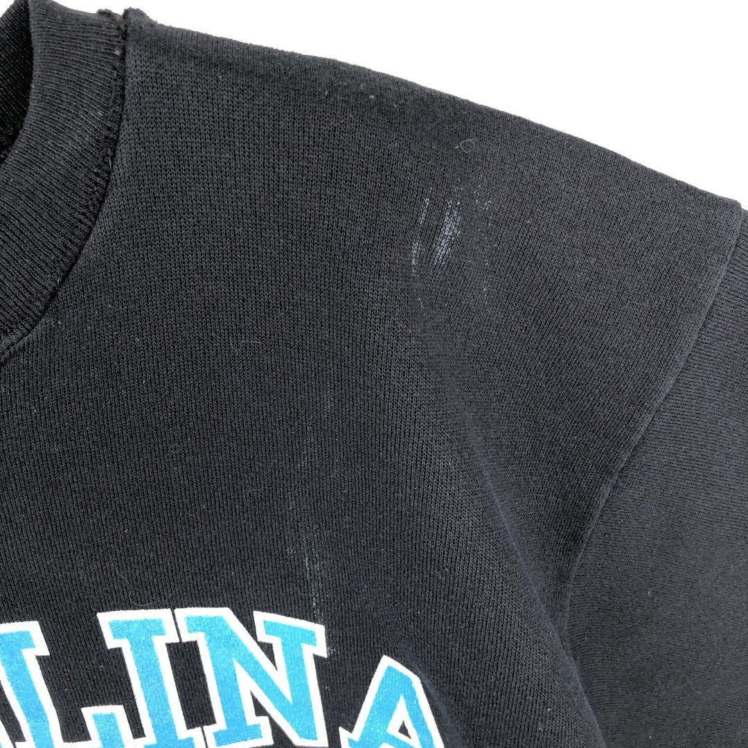 Vintage '90'S NFL Carolina Panthers triple-print sweatshirt, made in the USA, men's size L cotton black type Vintage Second Hand