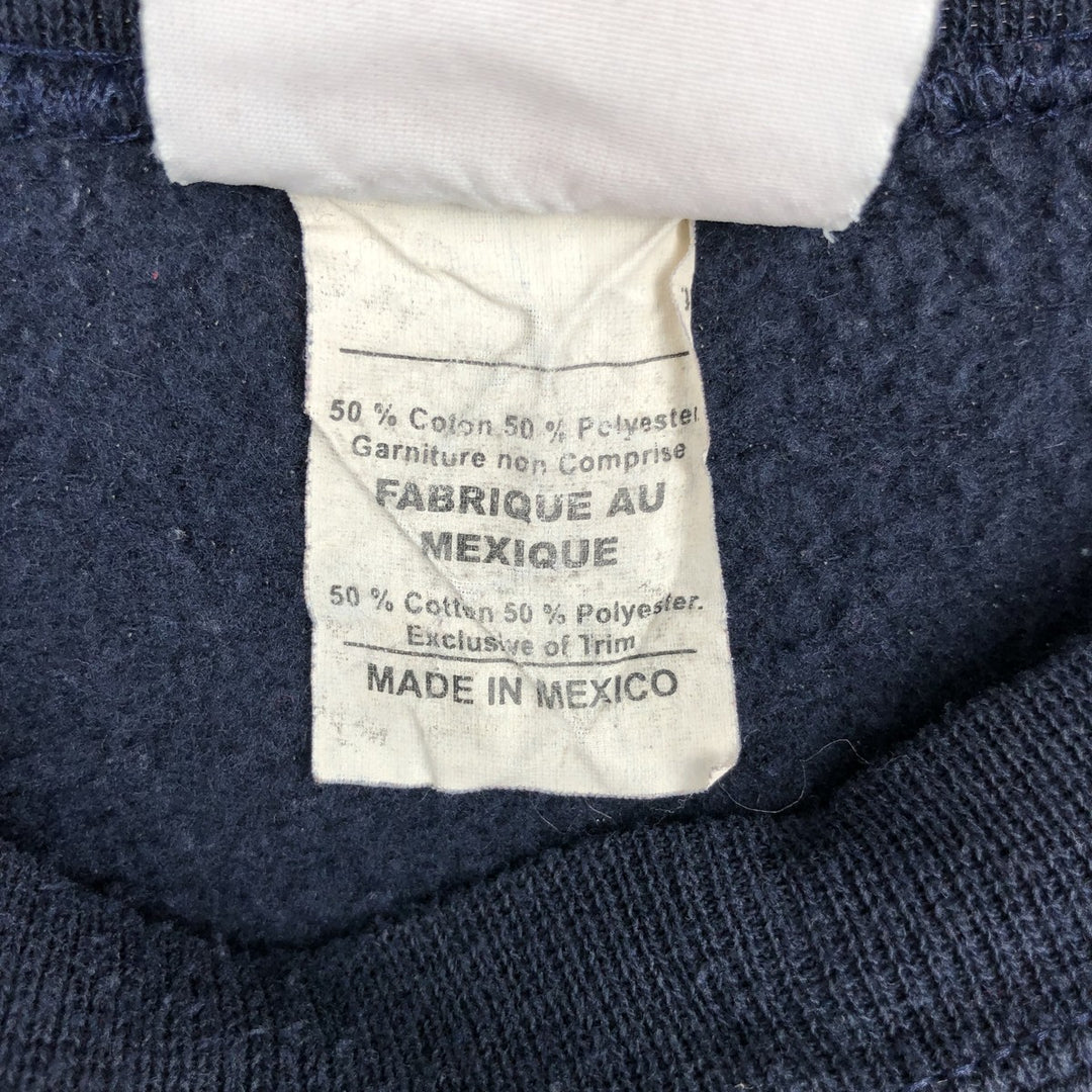 2000'S Champion Authentic Athletic Apparel College Sweatshirt, Men's Size L cotton navy blue type Vintage Second Hand
