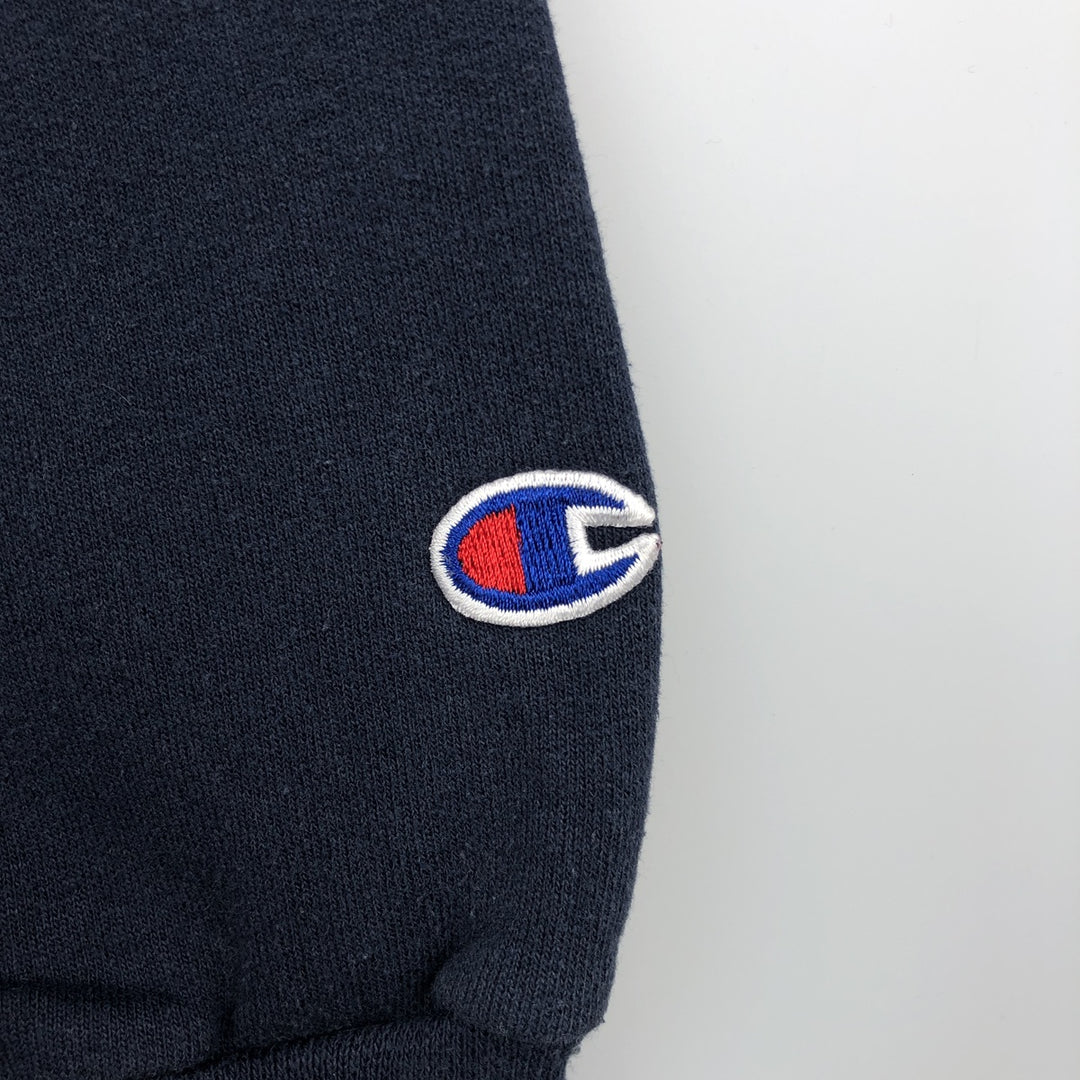 2000'S Champion Authentic Athletic Apparel College Sweatshirt, Men's Size L cotton navy blue type Vintage Second Hand
