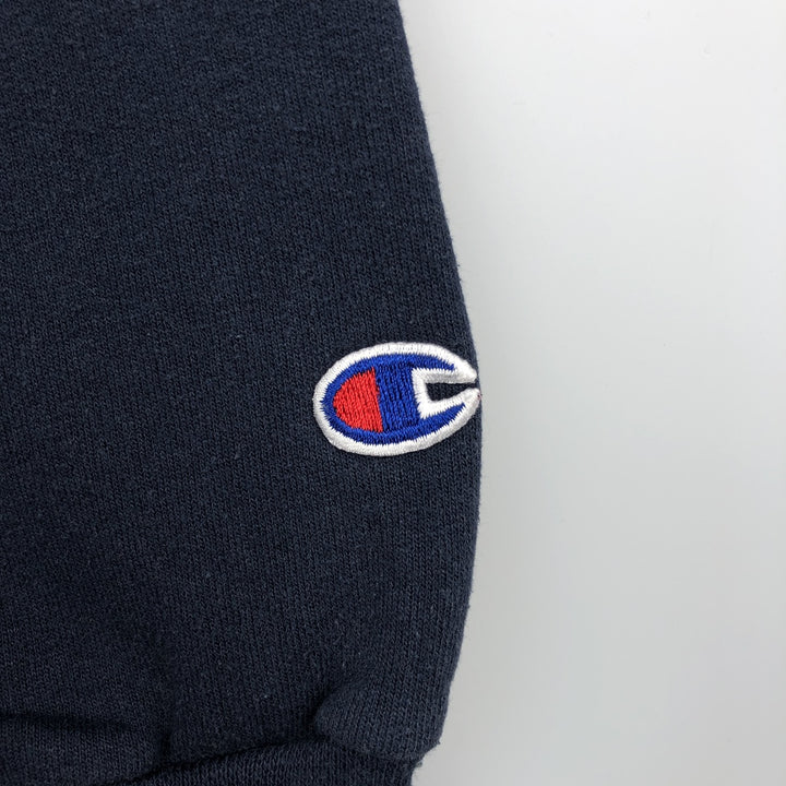 2000'S Champion Authentic Athletic Apparel College Sweatshirt, Men's Size L cotton navy blue type Vintage Second Hand