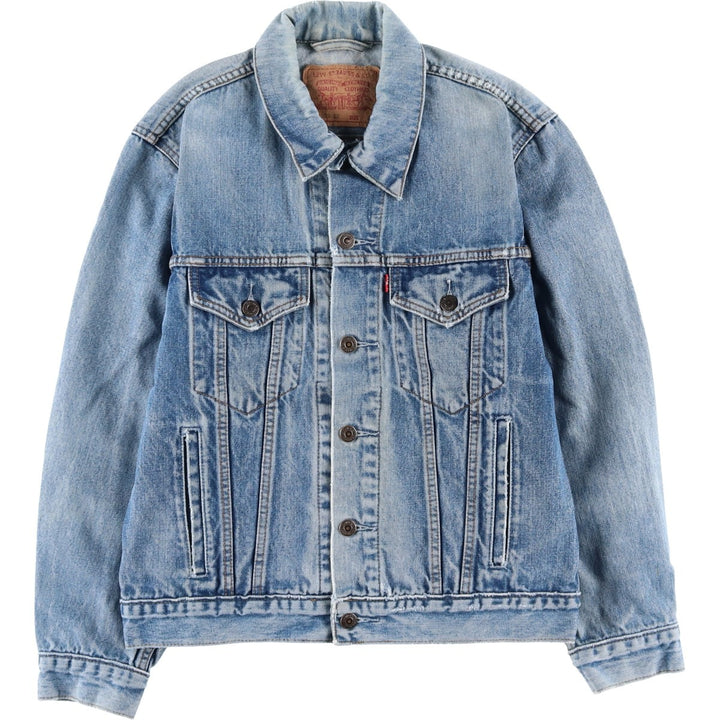 90'S Levi's 70503-0219 Denim Jacket, Men's Size Small, Vintage cotton blue type Vintage Second Hand