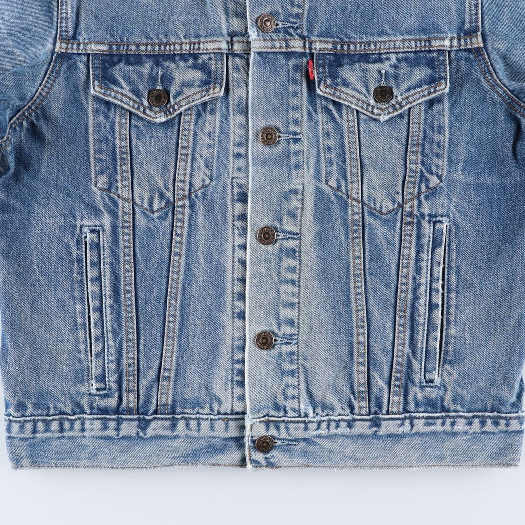 90'S Levi's 70503-0219 Denim Jacket, Men's Size Small, Vintage cotton blue type Vintage Second Hand