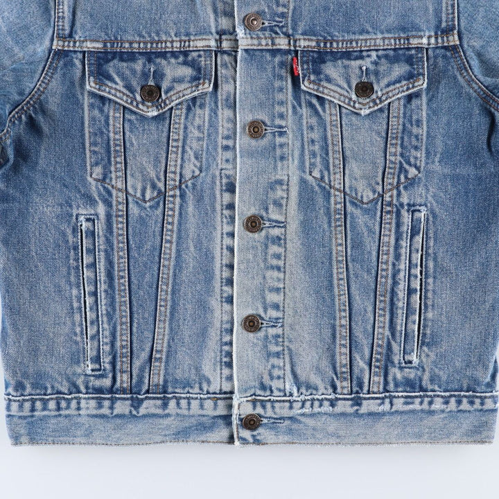 90'S Levi's 70503-0219 Denim Jacket, Men's Size Small, Vintage cotton blue type Vintage Second Hand