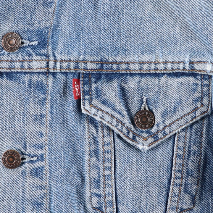 Levi's Euro Model Denim Jacket, Men's Size Medium cotton blue type Vintage Second Hand