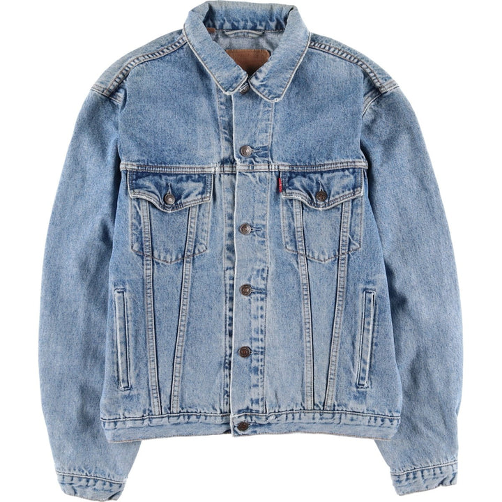 90'S Levi's 70503-0214 Denim Jacket, Men's Size Medium, Vintage cotton blue type Vintage Second Hand