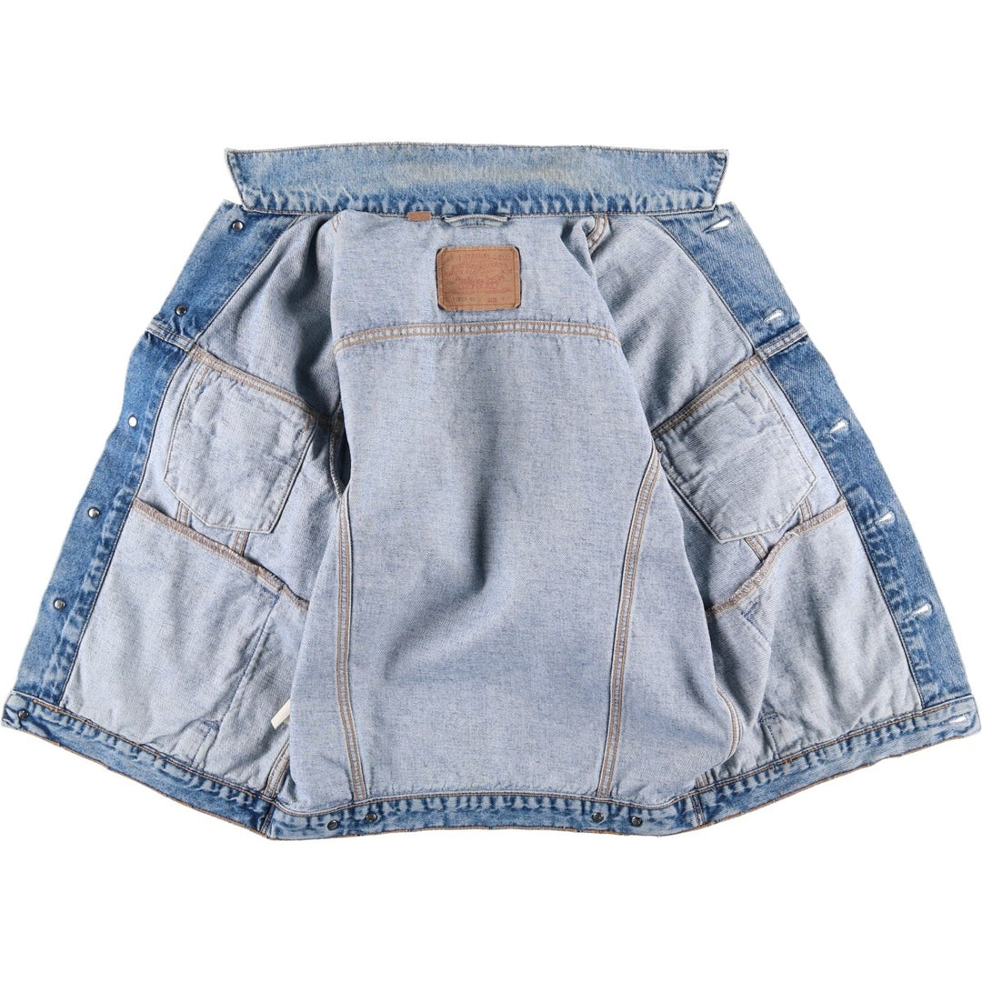 90'S Levi's 70503-0214 Denim Jacket, Men's Size Medium, Vintage cotton blue type Vintage Second Hand