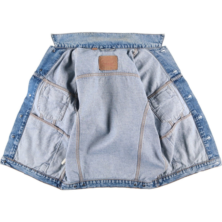 90'S Levi's 70503-0214 Denim Jacket, Men's Size Medium, Vintage cotton blue type Vintage Second Hand
