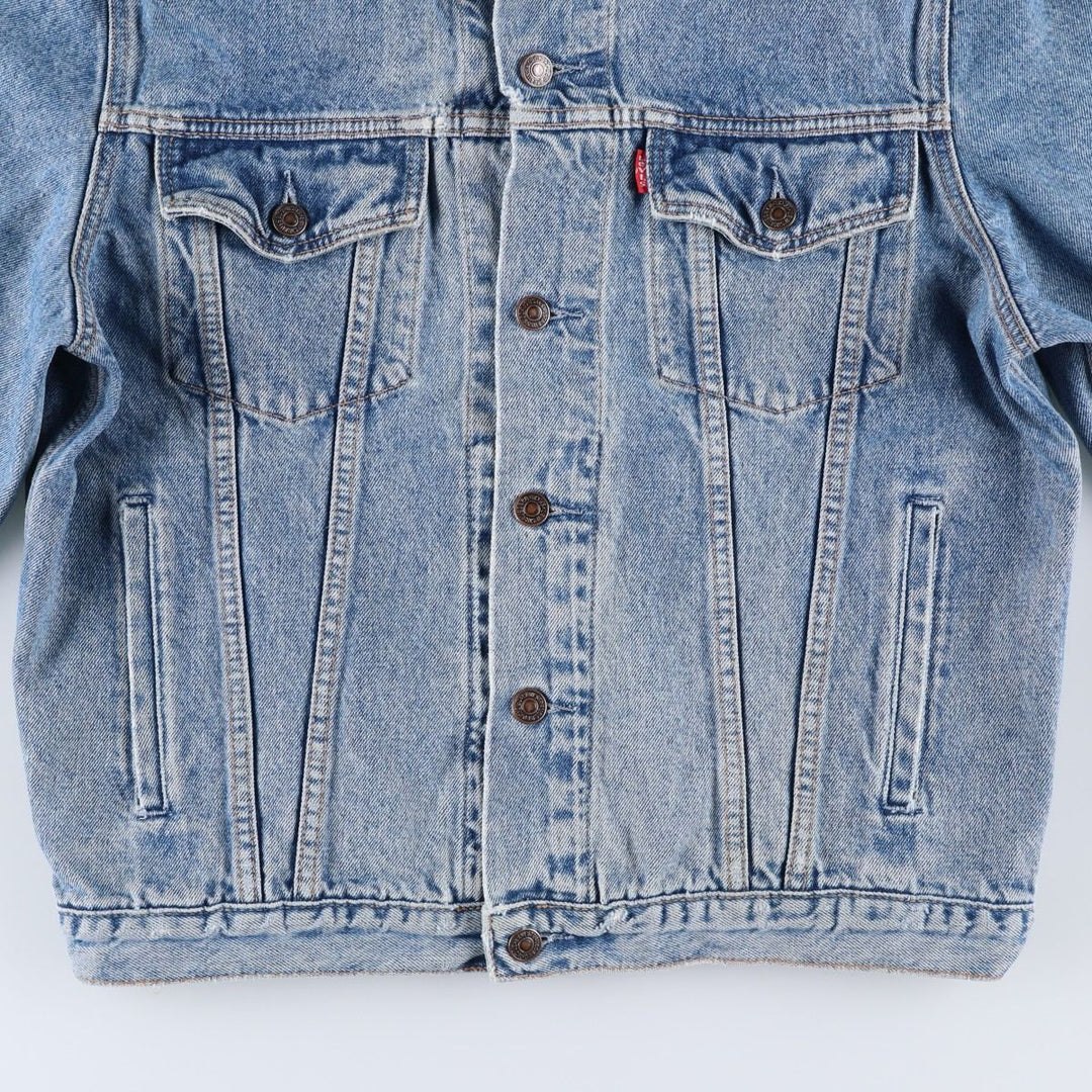 90'S Levi's 70503-0214 Denim Jacket, Men's Size Medium, Vintage cotton blue type Vintage Second Hand