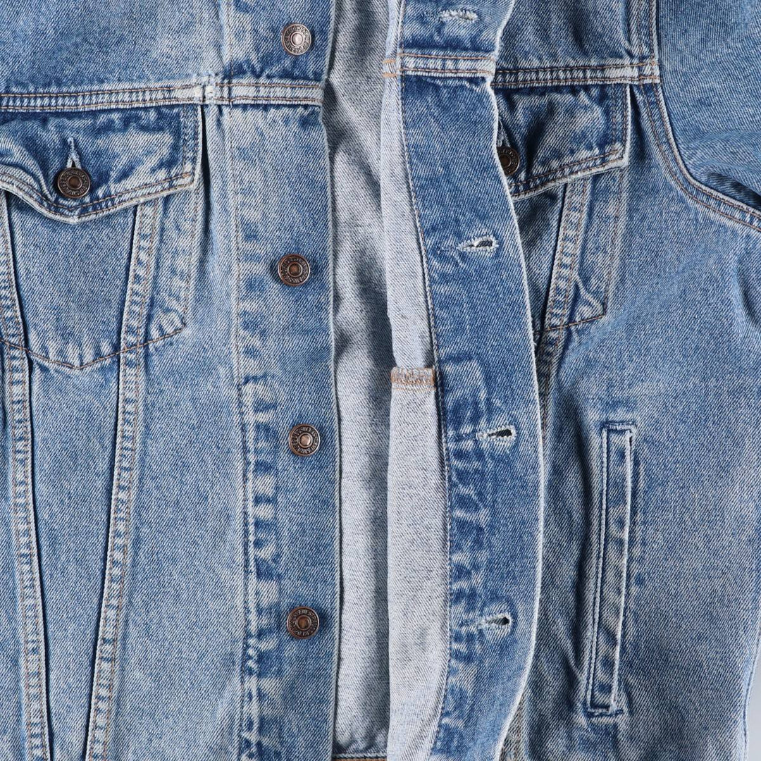 90'S Levi's 70503-0214 Denim Jacket, Men's Size Medium, Vintage cotton blue type Vintage Second Hand
