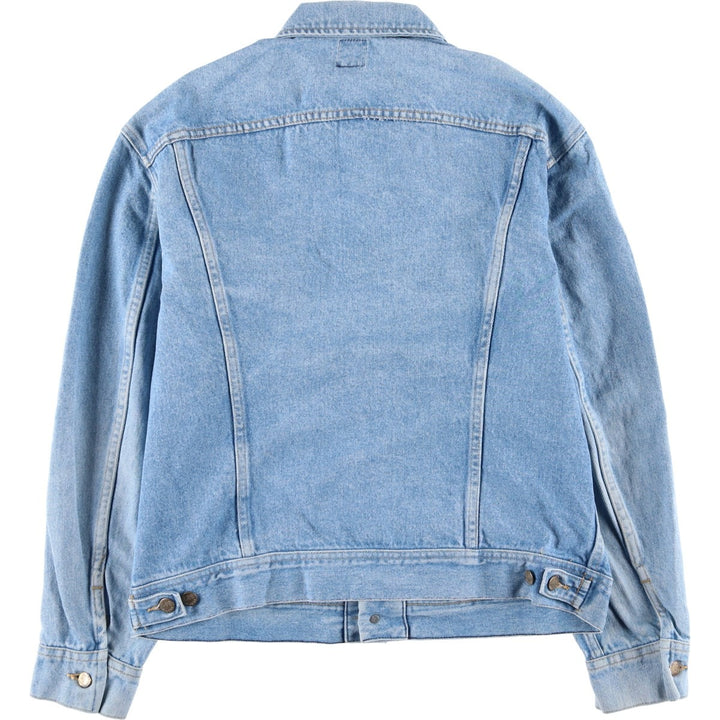 80s~ Lee Riders denim jacket, denim jacket, men's size L, vintage cotton blue type Vintage Second Hand