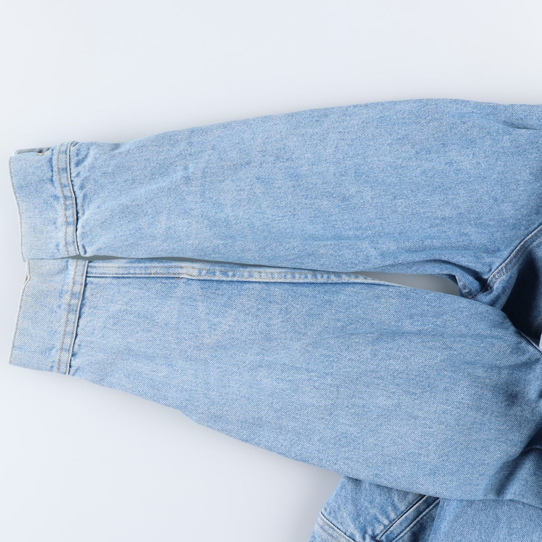 80s~ Lee Riders denim jacket, denim jacket, men's size L, vintage cotton blue type Vintage Second Hand