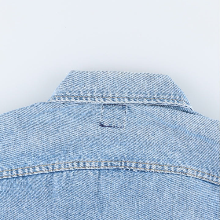 80s~ Lee Riders denim jacket, denim jacket, men's size L, vintage cotton blue type Vintage Second Hand