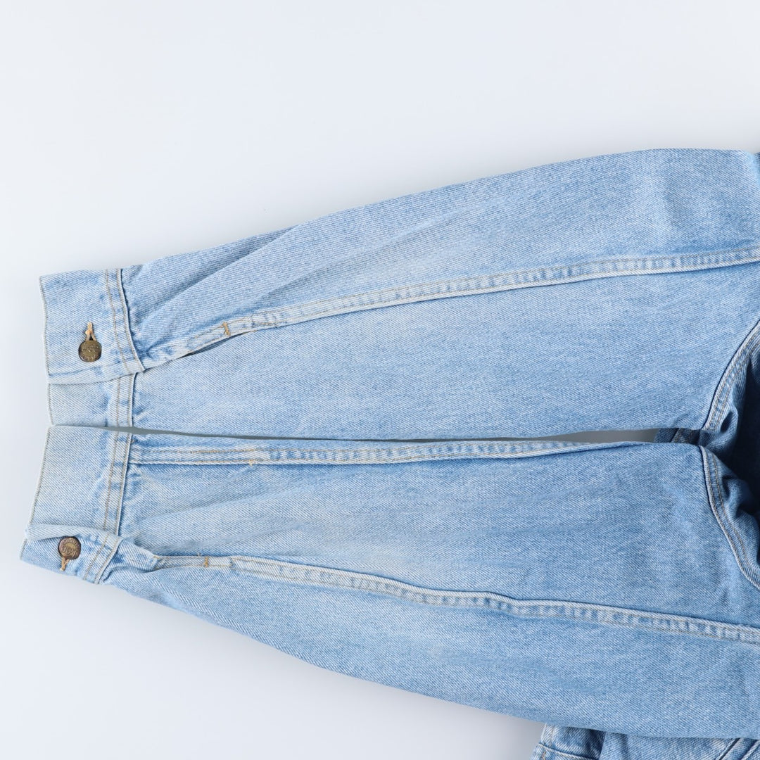 80s~ Lee Riders denim jacket, denim jacket, men's size L, vintage cotton blue type Vintage Second Hand