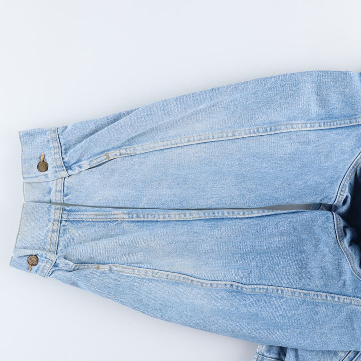 80s~ Lee Riders denim jacket, denim jacket, men's size L, vintage cotton blue type Vintage Second Hand