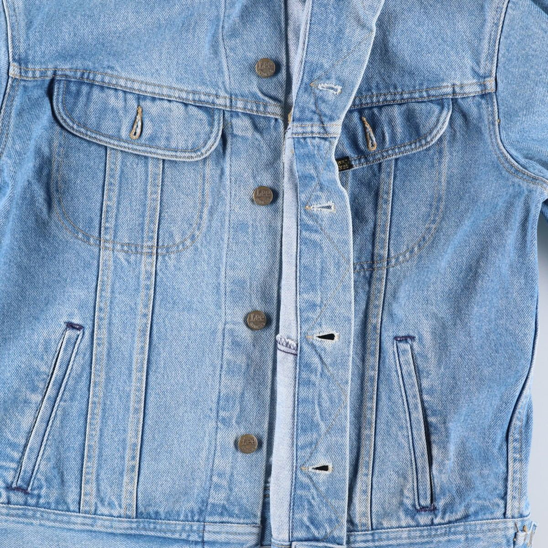 80s~ Lee Riders denim jacket, denim jacket, men's size L, vintage cotton blue type Vintage Second Hand