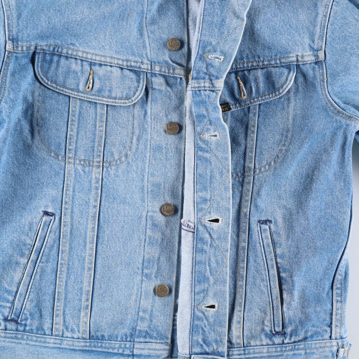 80s~ Lee Riders denim jacket, denim jacket, men's size L, vintage cotton blue type Vintage Second Hand