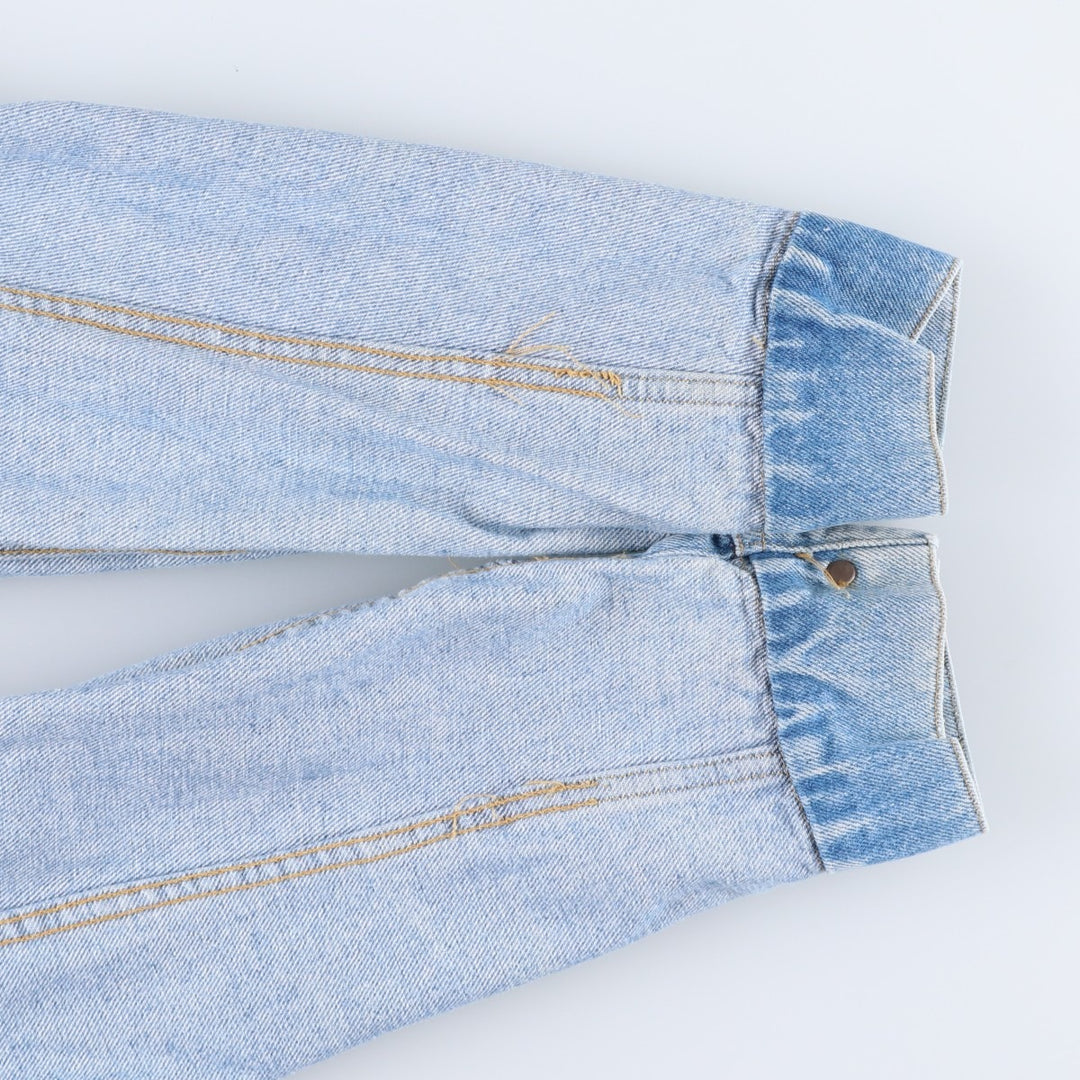 80s~ Lee Riders denim jacket, denim jacket, men's size L, vintage cotton blue type Vintage Second Hand