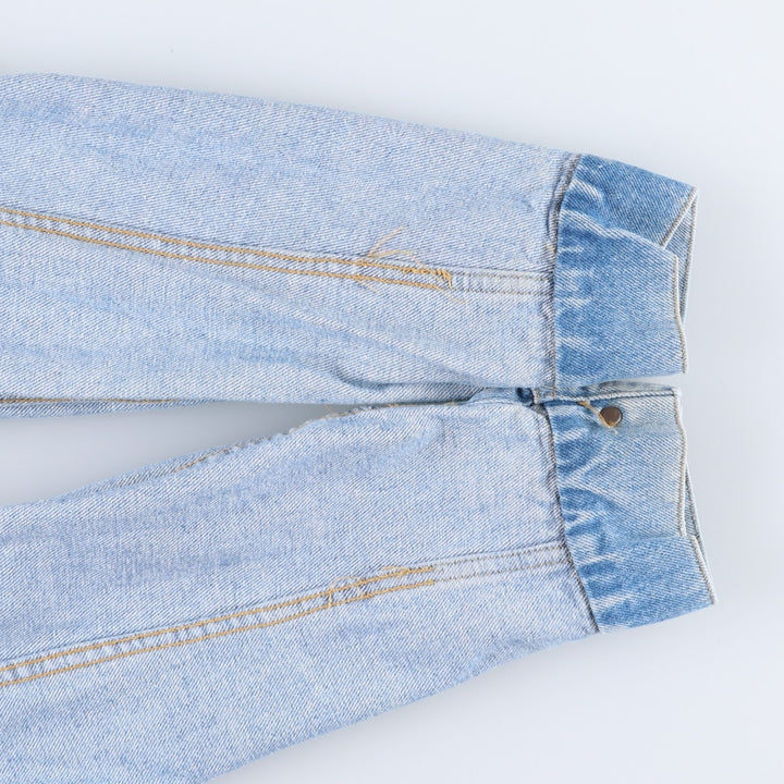 80s~ Lee Riders denim jacket, denim jacket, men's size L, vintage cotton blue type Vintage Second Hand