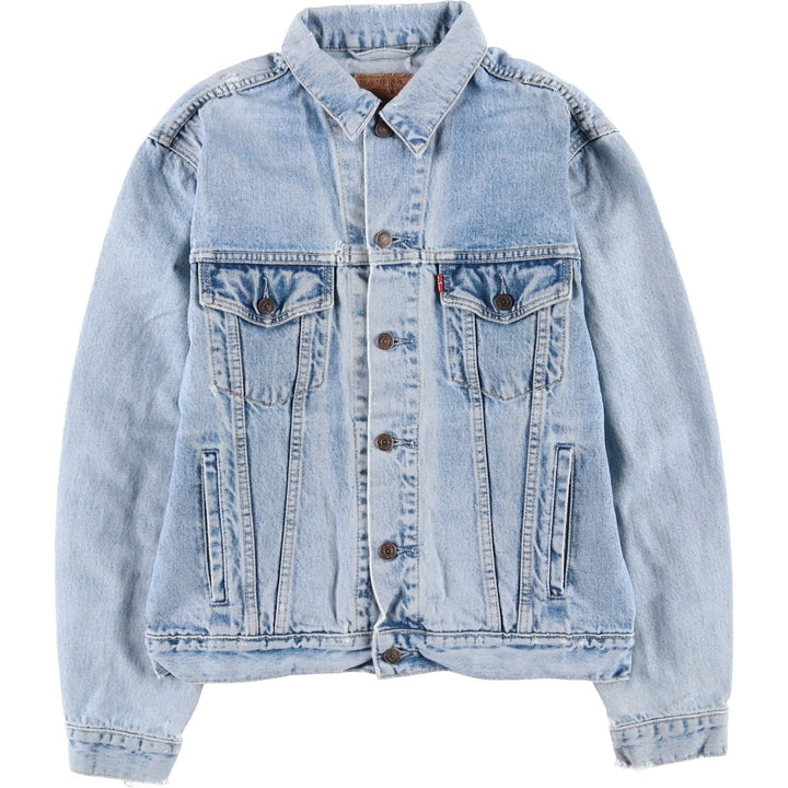 90'S Levi's 70503-0215 Denim Jacket, Men's Size Medium, Vintage cotton blue type Vintage Second Hand