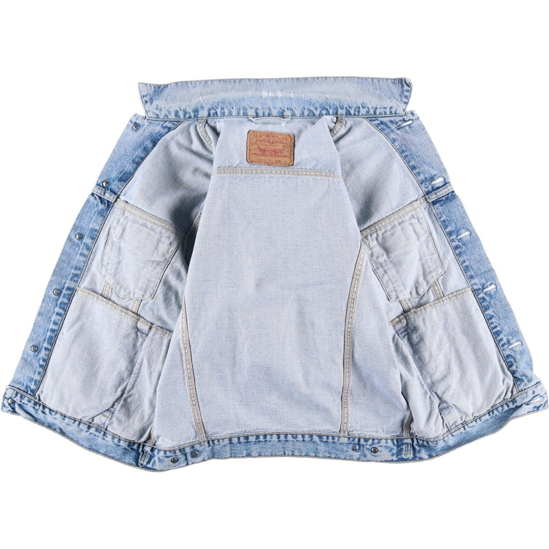 90'S Levi's 70503-0215 Denim Jacket, Men's Size Medium, Vintage cotton blue type Vintage Second Hand
