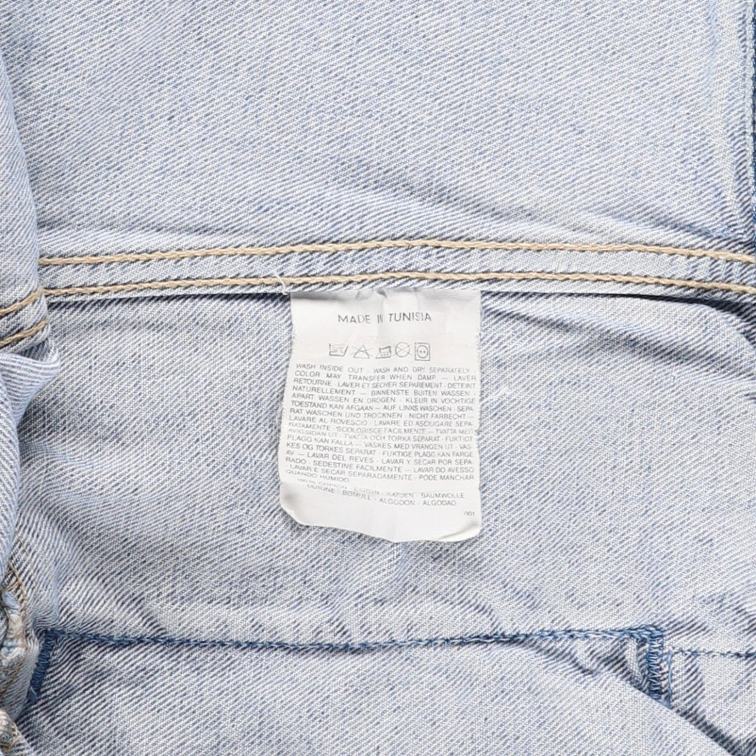 90'S Levi's 70503-0215 Denim Jacket, Men's Size Medium, Vintage cotton blue type Vintage Second Hand