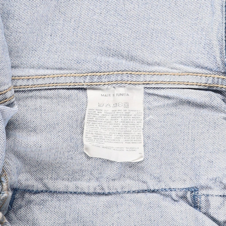 90'S Levi's 70503-0215 Denim Jacket, Men's Size Medium, Vintage cotton blue type Vintage Second Hand
