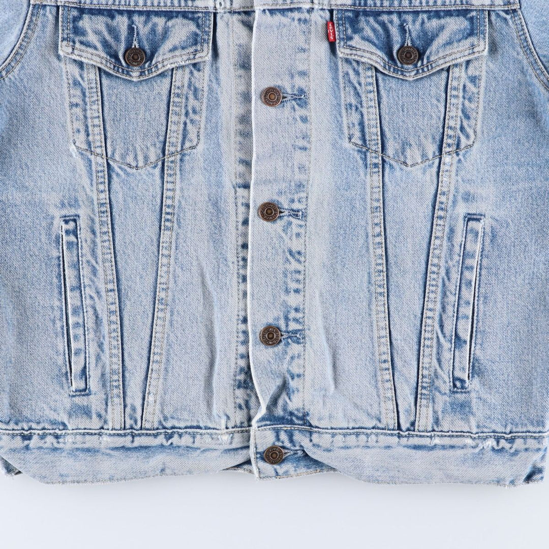 90'S Levi's 70503-0215 Denim Jacket, Men's Size Medium, Vintage cotton blue type Vintage Second Hand