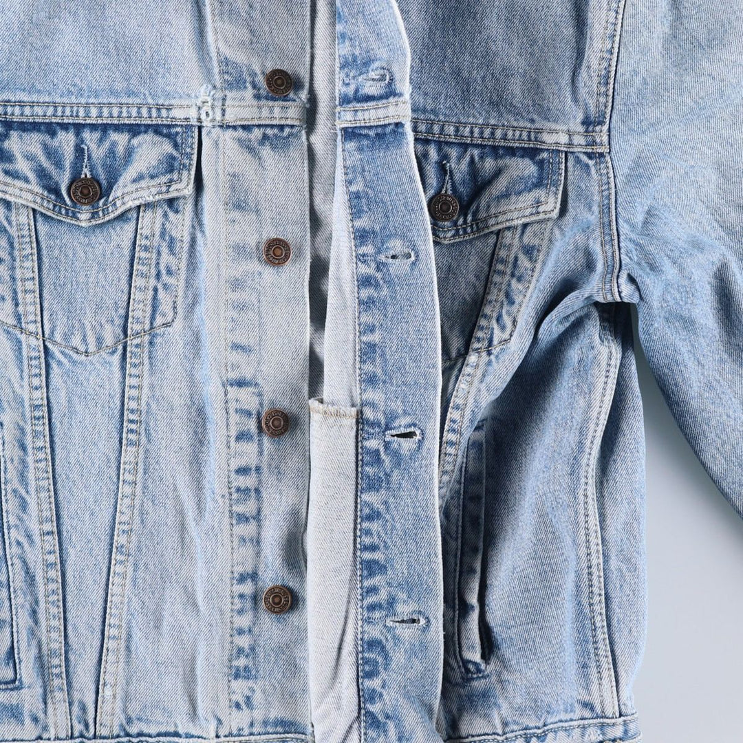 90'S Levi's 70503-0215 Denim Jacket, Men's Size Medium, Vintage cotton blue type Vintage Second Hand