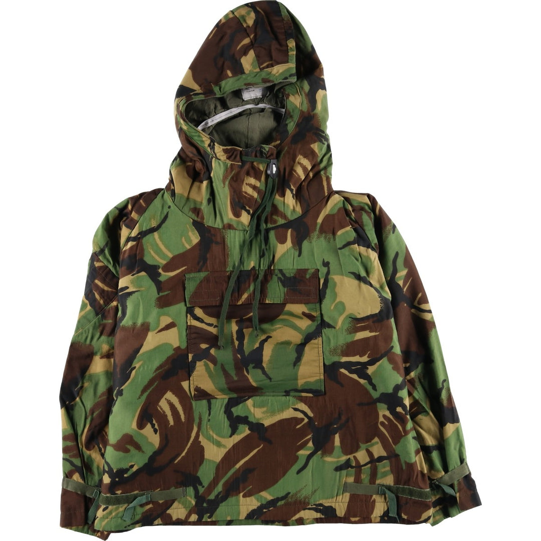 Vintage 1980'S British Army Camouflage Pattern DPM Camo Military Smock Parka/Anorak Parka, Size Medium, Men's Size M unclear Khaki type Vintage Second Hand