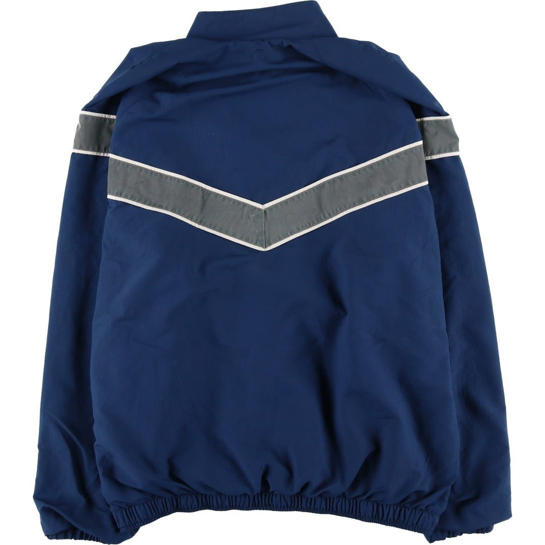 PTU Training Jacket Windbreaker MEDIUM REGULAR Men's Size M polyester navy blue type Vintage Second Hand