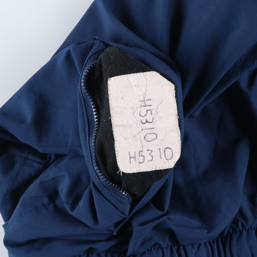 PTU Training Jacket Windbreaker MEDIUM REGULAR Men's Size M polyester navy blue type Vintage Second Hand
