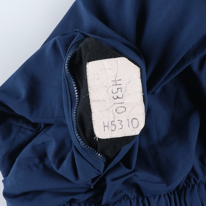 PTU Training Jacket Windbreaker MEDIUM REGULAR Men's Size M polyester navy blue type Vintage Second Hand