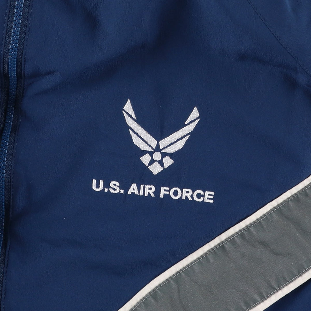 PTU Training Jacket Windbreaker MEDIUM REGULAR Men's Size M polyester navy blue type Vintage Second Hand