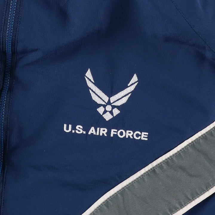 PTU Training Jacket Windbreaker MEDIUM REGULAR Men's Size M polyester navy blue type Vintage Second Hand