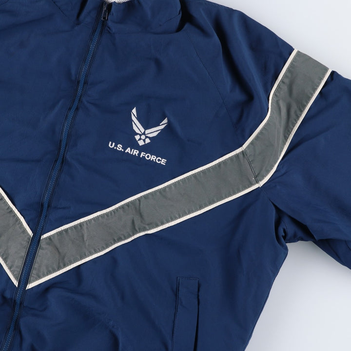 PTU Training Jacket Windbreaker MEDIUM REGULAR Men's Size M polyester navy blue type Vintage Second Hand