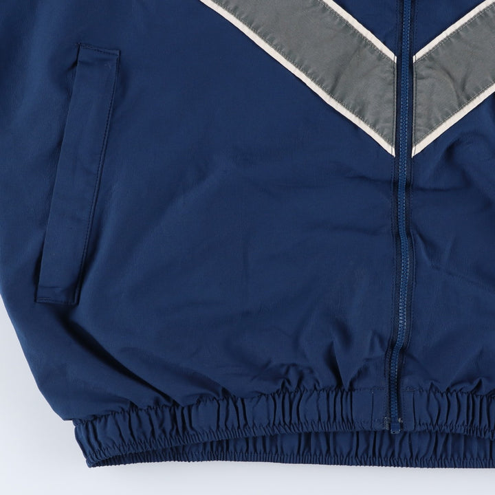 PTU Training Jacket Windbreaker MEDIUM REGULAR Men's Size M polyester navy blue type Vintage Second Hand
