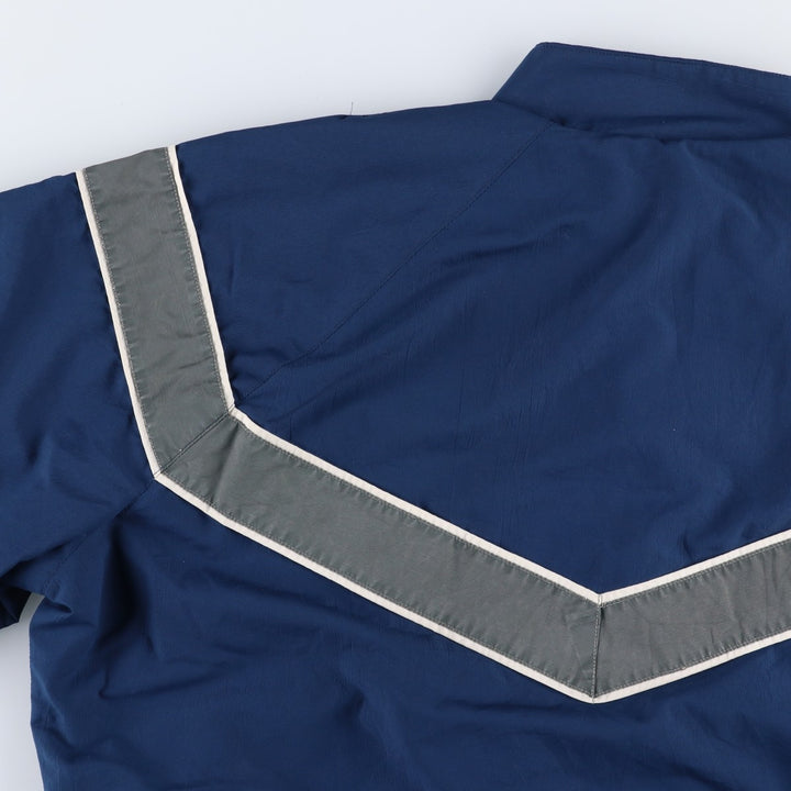 PTU Training Jacket Windbreaker MEDIUM REGULAR Men's Size M polyester navy blue type Vintage Second Hand