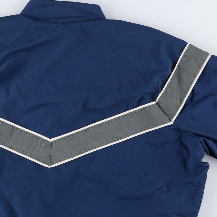 PTU Training Jacket Windbreaker MEDIUM REGULAR Men's Size M polyester navy blue type Vintage Second Hand