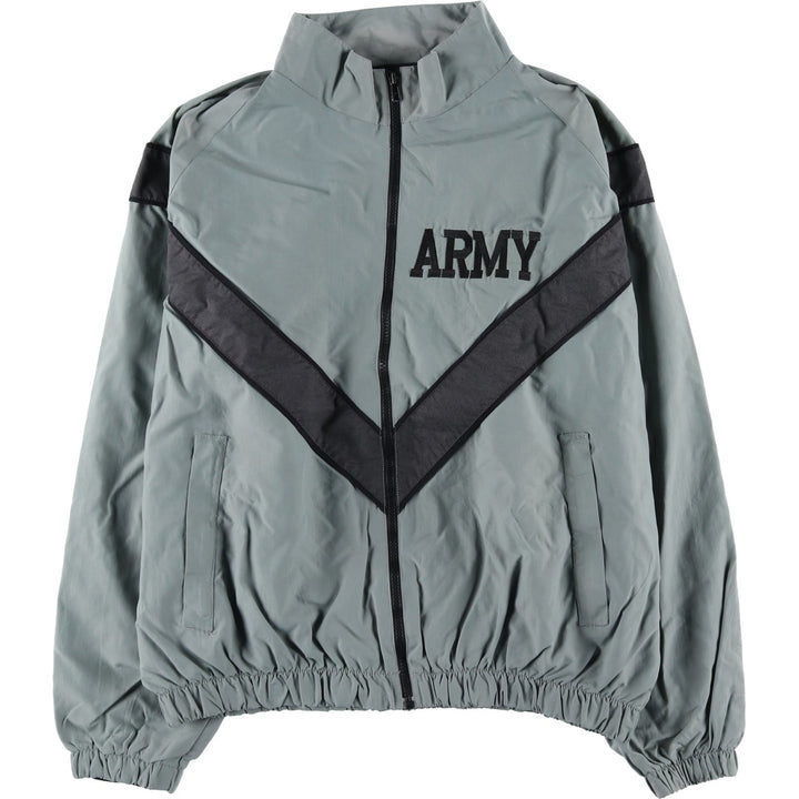 90'S USARMY SKILCRAFT IPFU Training Jacket Nylon Jacket Made in USA MEDIUM Nylon gray type Vintage Second Hand