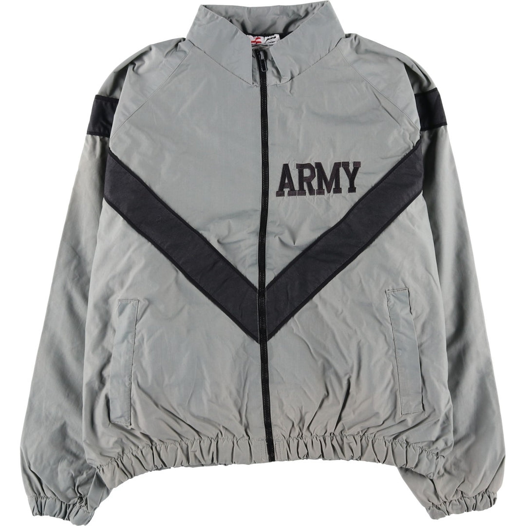 2000'S US Military SKILCRAFT IPFU Training Jacket, Nylon, Made in USA, Medium Nylon gray type Vintage Second Hand