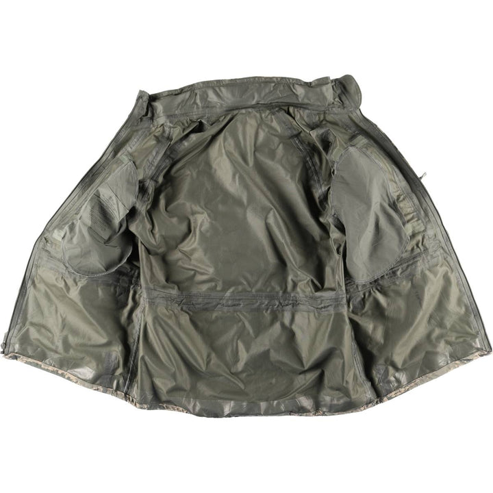Authentic US military camouflage pattern ACU digital camo military Gore-Tex parka, made in the USA, large and long, equivalent to a men's size L Nylon Khaki type Vintage Second Hand