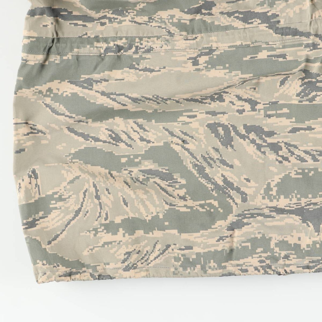 Authentic US military camouflage pattern ACU digital camo military Gore-Tex parka, made in the USA, medium long, equivalent to a men's size M. Nylon Khaki type Vintage Second Hand