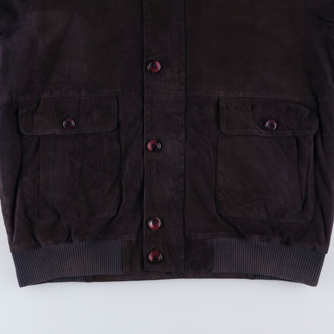 Studio Zip-up Jacket, Men's Size L unclear black type Vintage Second Hand