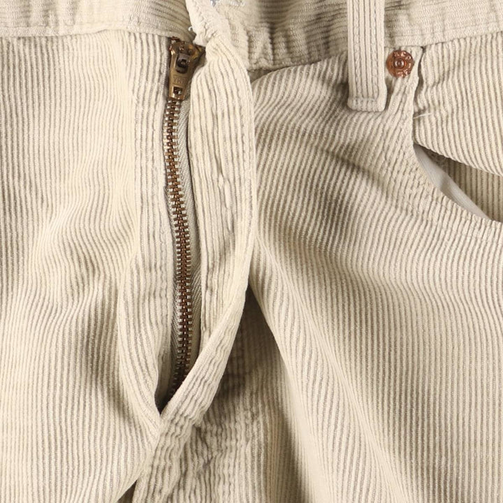 Levi's 505 Regular Fit Straight Leg Corduroy Pants, Men's, Size 35 cotton Beige type Vintage Second Hand