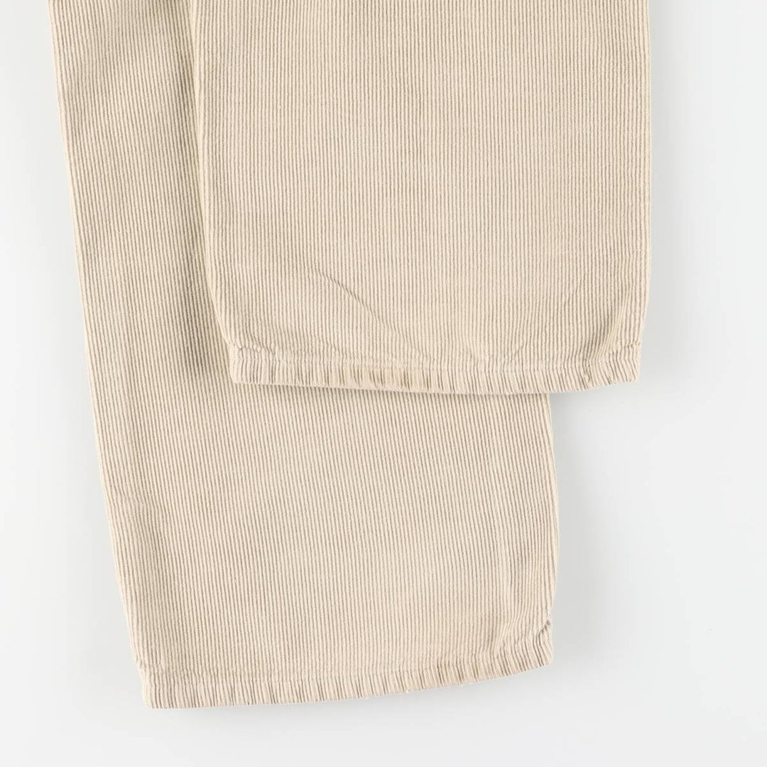 Levi's 505 Regular Fit Straight Leg Corduroy Pants, Men's, Size 35 cotton Beige type Vintage Second Hand