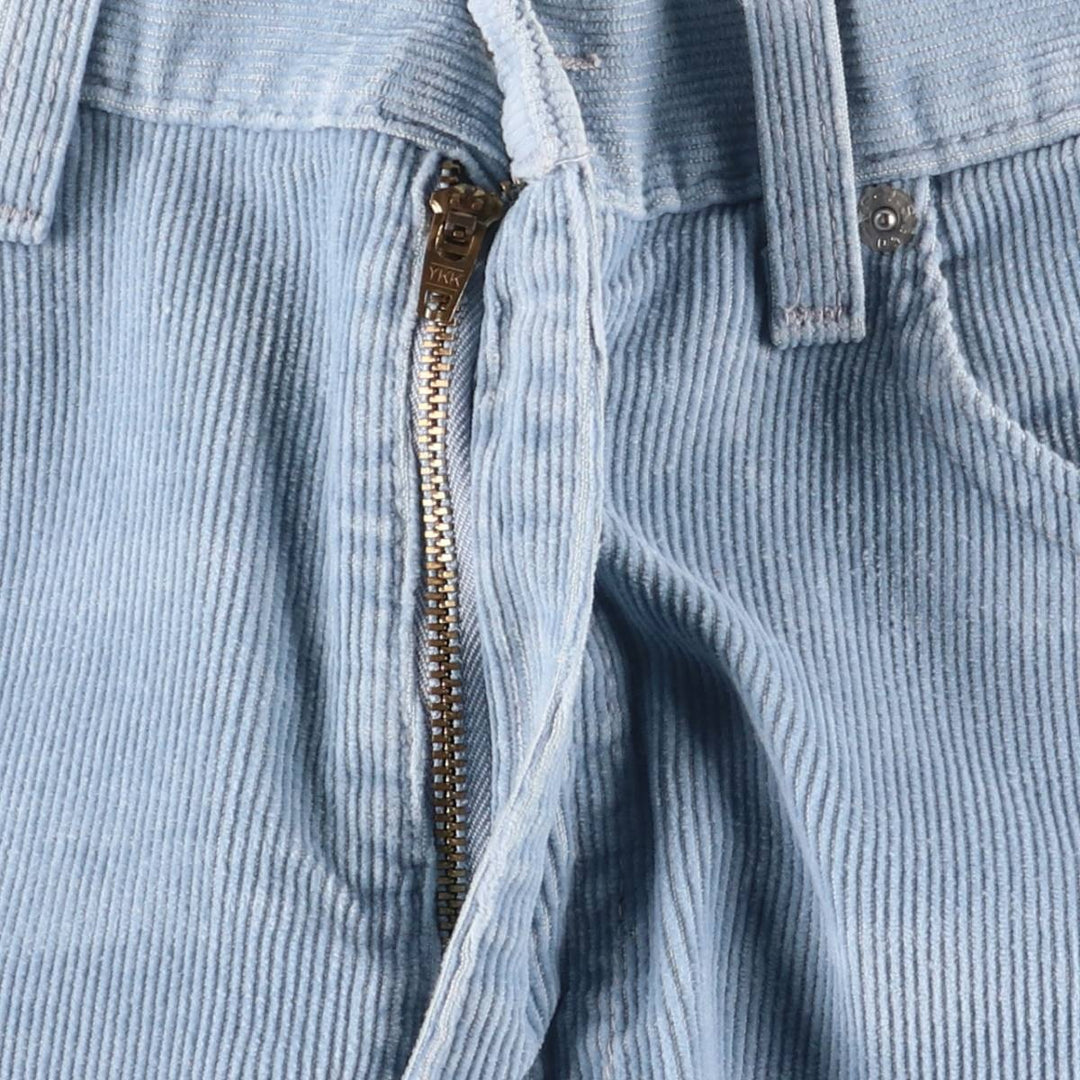 Levi's 505 Regular Fit Straight Leg Corduroy Pants, Men's, Size W30 cotton Blue type light blue Vintage Second Hand