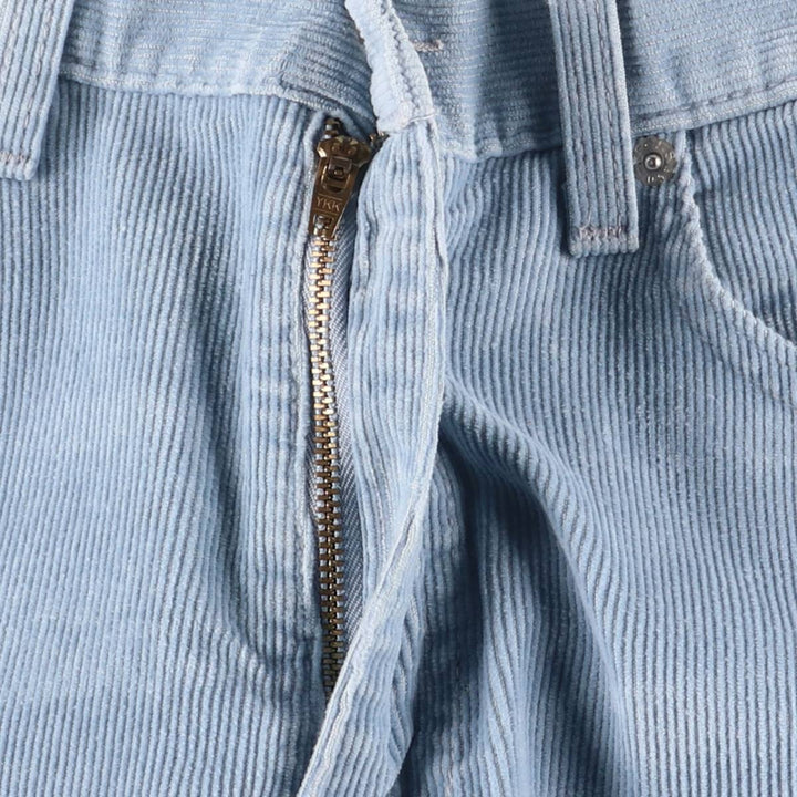 Levi's 505 Regular Fit Straight Leg Corduroy Pants, Men's, Size W30 cotton Blue type light blue Vintage Second Hand
