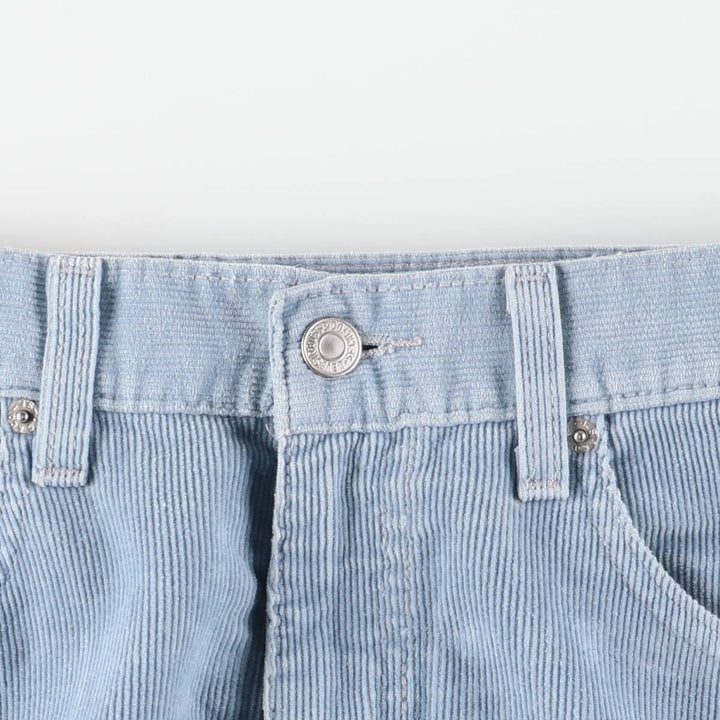Levi's 505 Regular Fit Straight Leg Corduroy Pants, Men's, Size W30 cotton Blue type light blue Vintage Second Hand