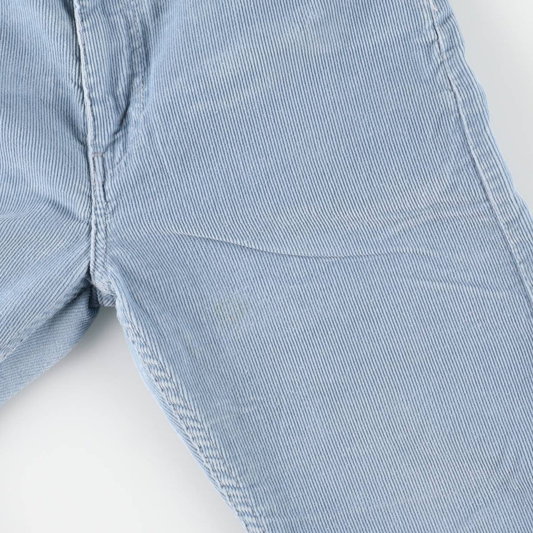 Levi's 505 Regular Fit Straight Leg Corduroy Pants, Men's, Size W30 cotton Blue type light blue Vintage Second Hand